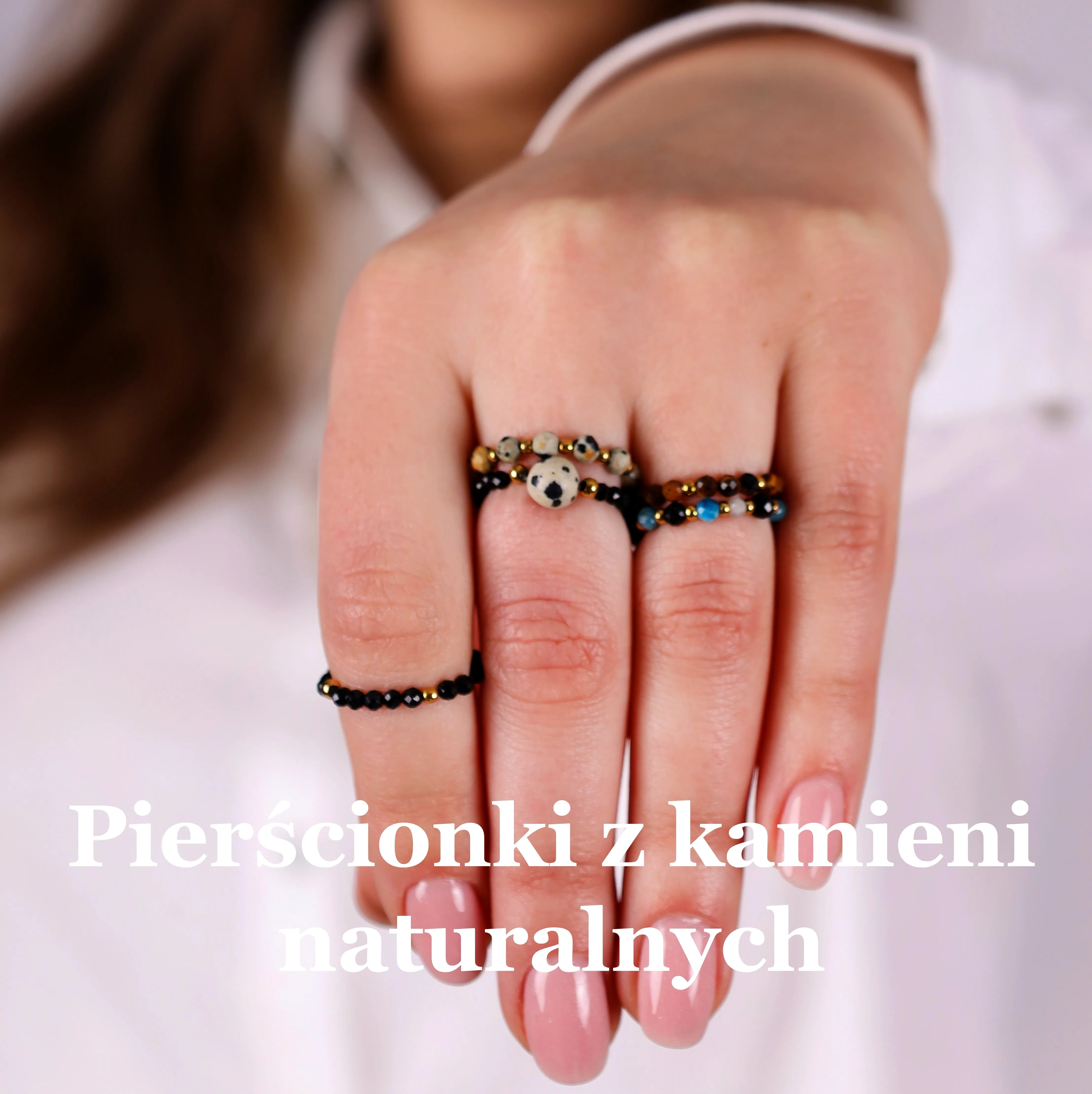 Pierścionki z kamieni naturalnych